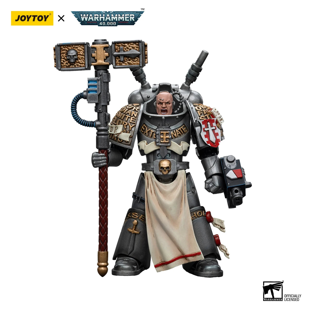 JOYTOY Warhammer 40K 1/18 Action Figures Anime 12Cm Grey Knights Interceptor Squad Strike Squad Collection Model Toys
