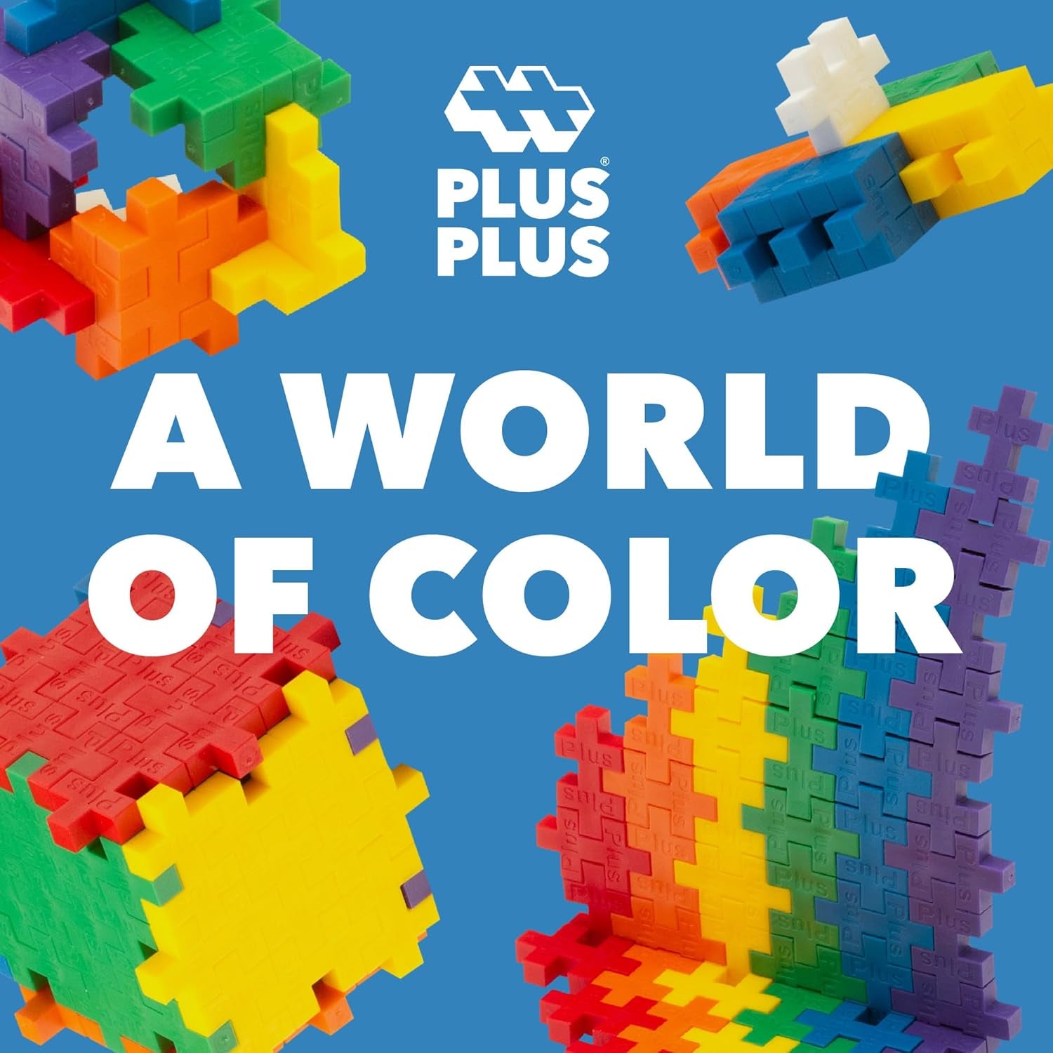 240 Piece Interlocking Building Blocks for Kids, Open Ended Connecting Toys, STEM Bin Classroom Mini Manipulatives - Basic Mix Play Tube