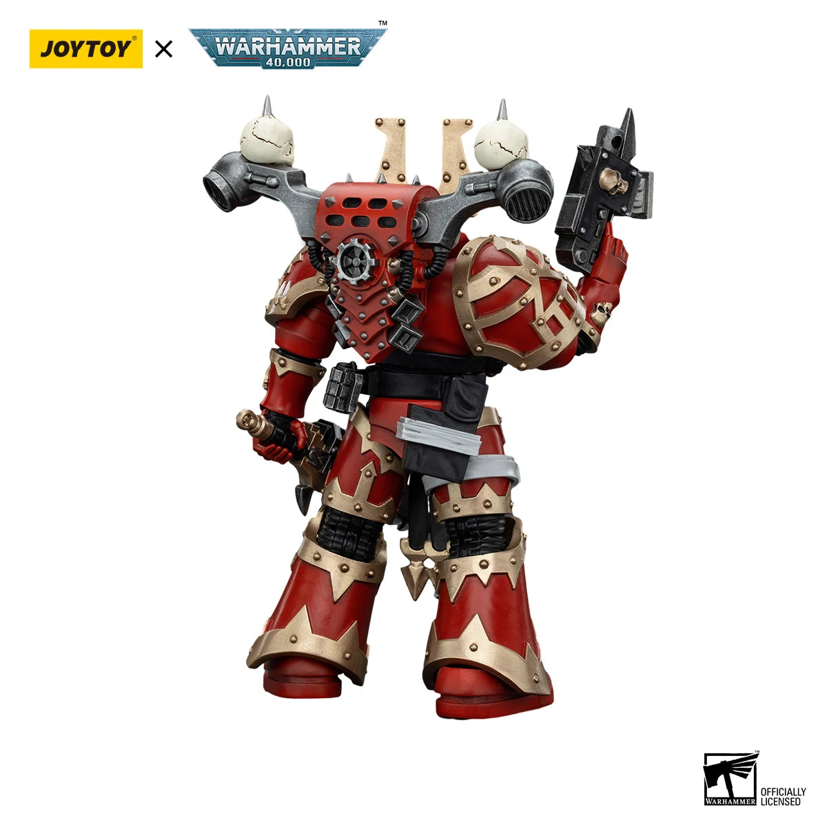 JOYTOY Warhammer 40K 1/18 Action Figure World Eaters Khorne Berzerker 2 Anime Figures Toys Model