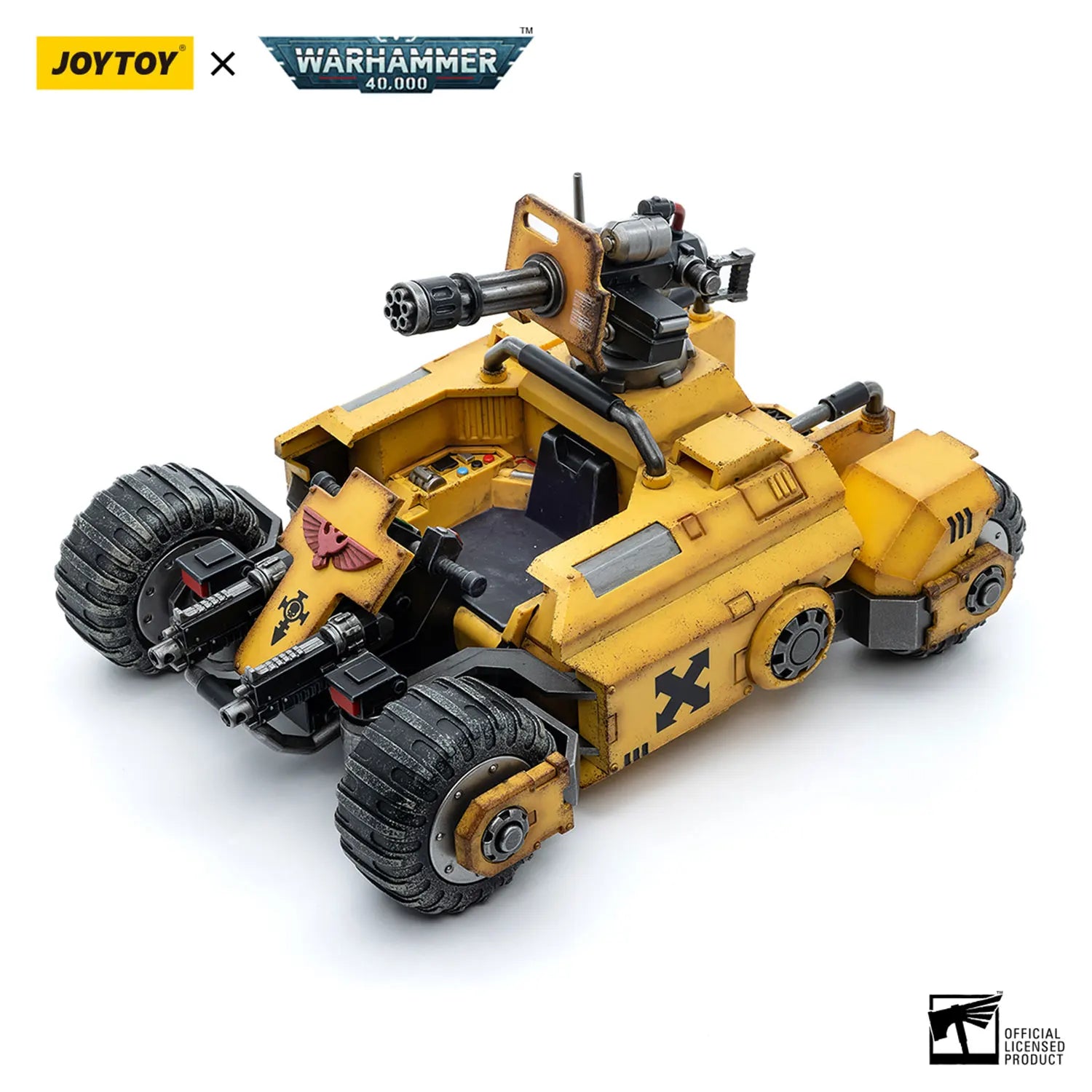 JOYTOY Warhammer 40K 1/18 Action Figures Anime 26Cm Imperial Fists Primaris Invader ATV Collection Mecha Model Toys