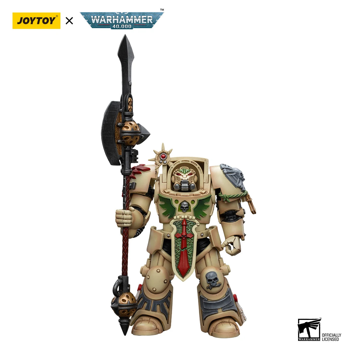 JOYTOY Warhammer 40K 1/18 Action Figures Anime 13.6Cm Dark Angels Deathwing Strikemaster Deathwing Knight Master Model Toys