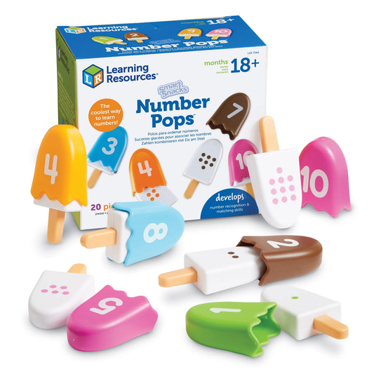 Smart Snacks Number Pops Set, Preschool Toys, Ages 2+