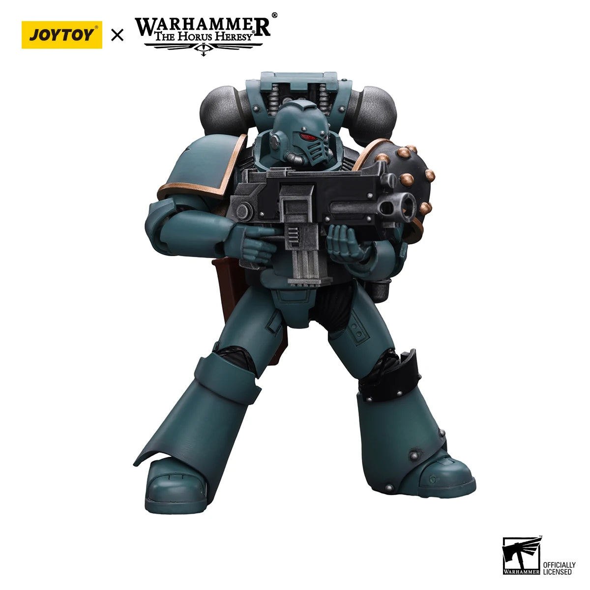 JOYTOY Warhammer 40K 1/18 Action Figure Sons of Horus MKIV Tactical Squad Legionary with Bolter Anime Figures Toys Model