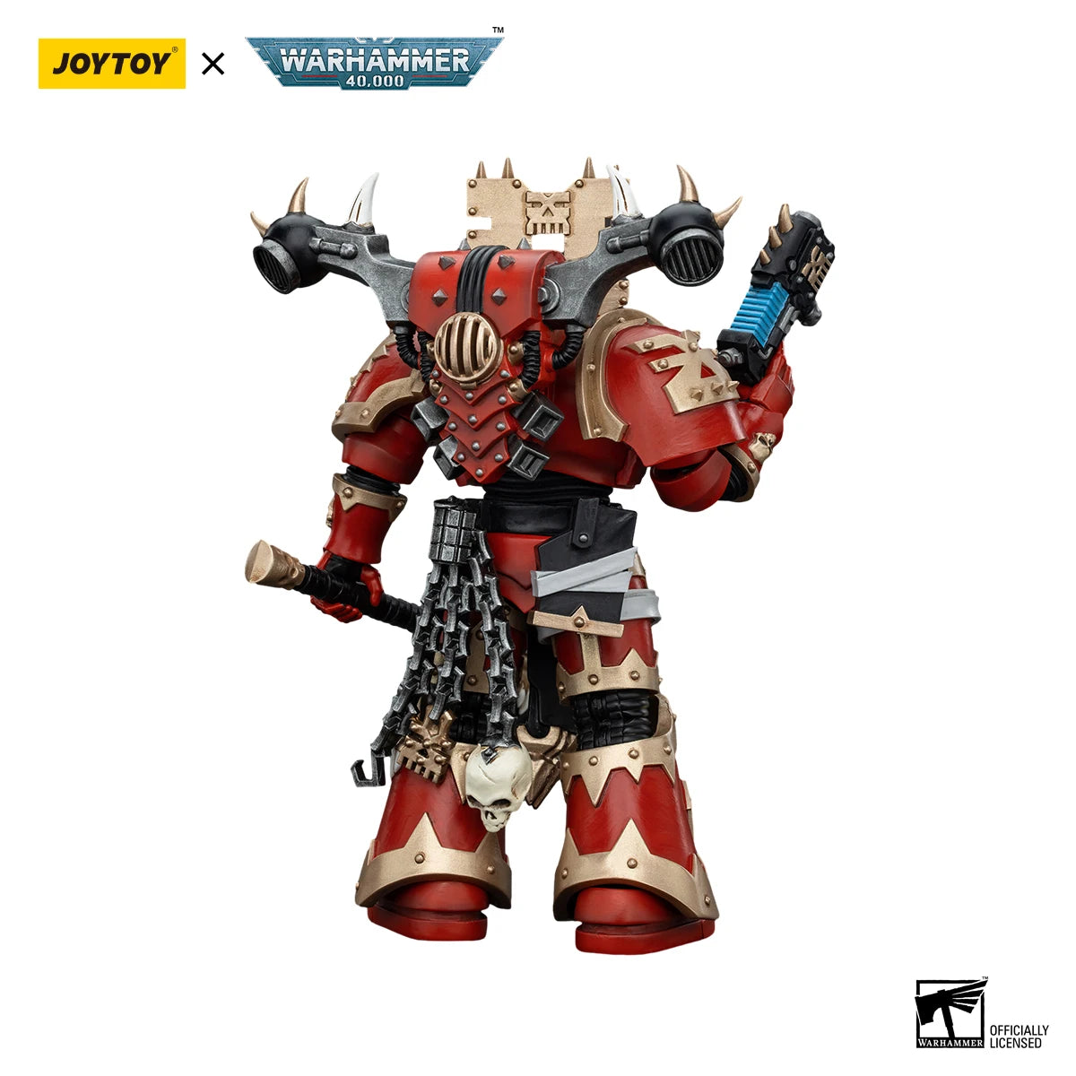 JOYTOY Warhammer 40K 1/18 Action Figure World Eaters Khorne Berzerker 4 Anime Figures Toys Model