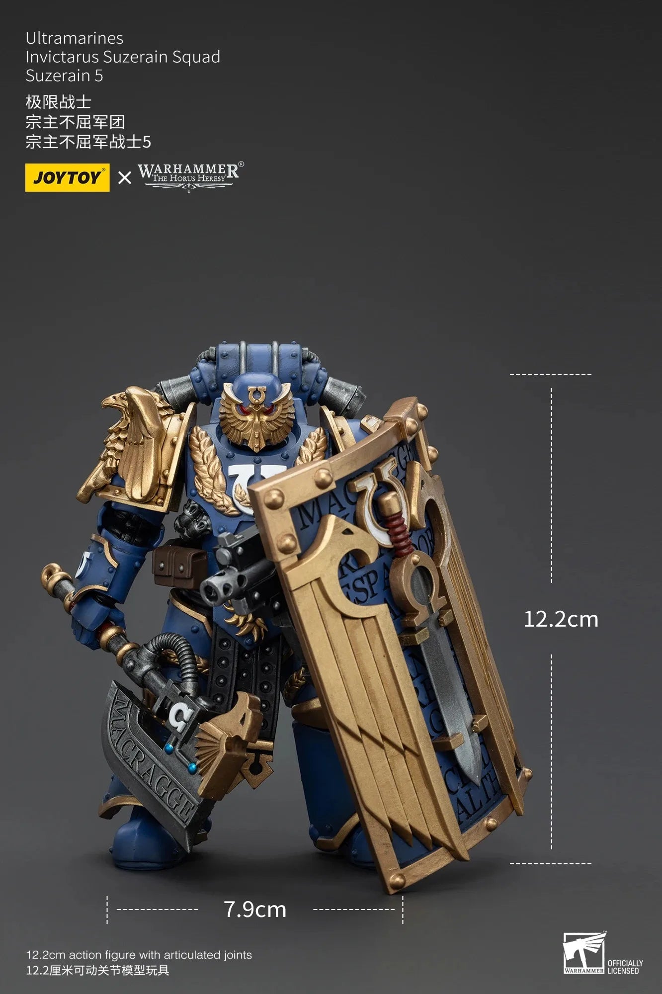 [IN STOCK] JOYTOY Warhammer 40K 1/18 Action Figures Ultramarines Invictarus Suzerain Squad Suzerain 5 Model Toy Boy Gifts