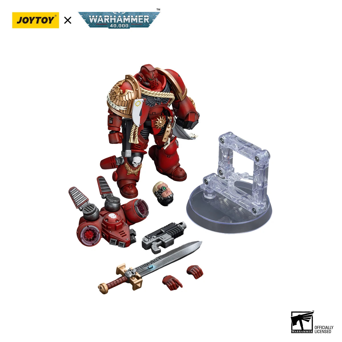 [IN STOCK] JOYTOY Warhammer 40K 1/18 Action Figure Ultramarines Blood Angels Jump Pack Captain Anime Figures Toys
