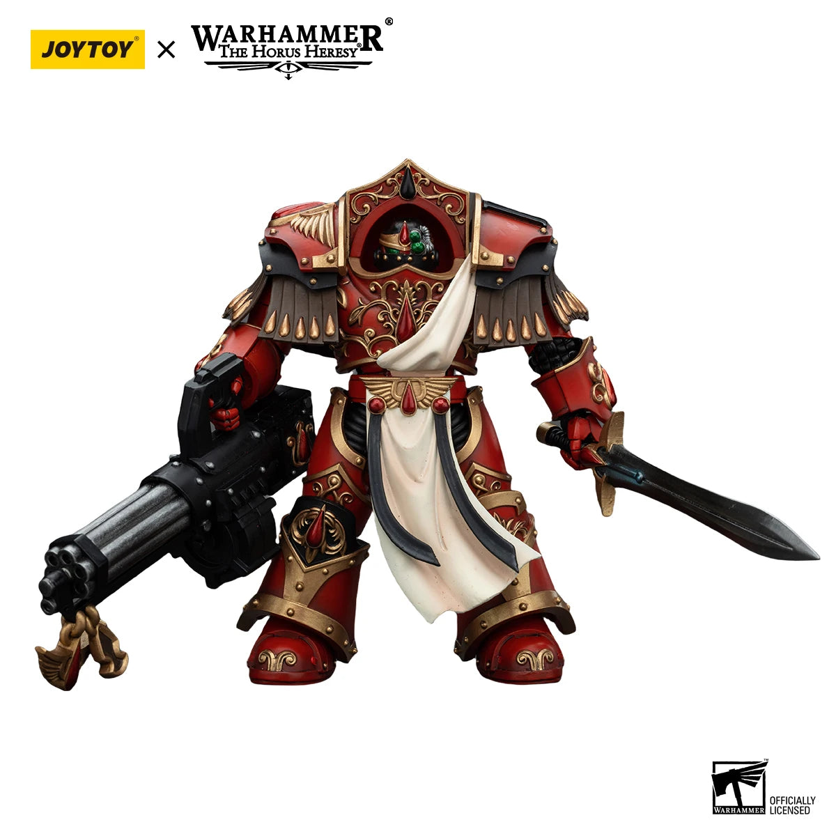 JOYTOY Warhammer 40K 1/18 Action Figures Anime 13.6Cm Blood Angels Crimson Paladins Squad