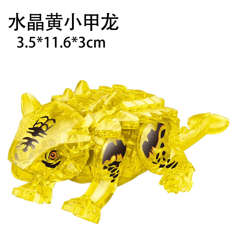 Jurassic World 3 Brutal Raptor Building Blocks Dinosaur Bricks Tyrannosaurus Indominus I-Rex Assemble Toy for Children