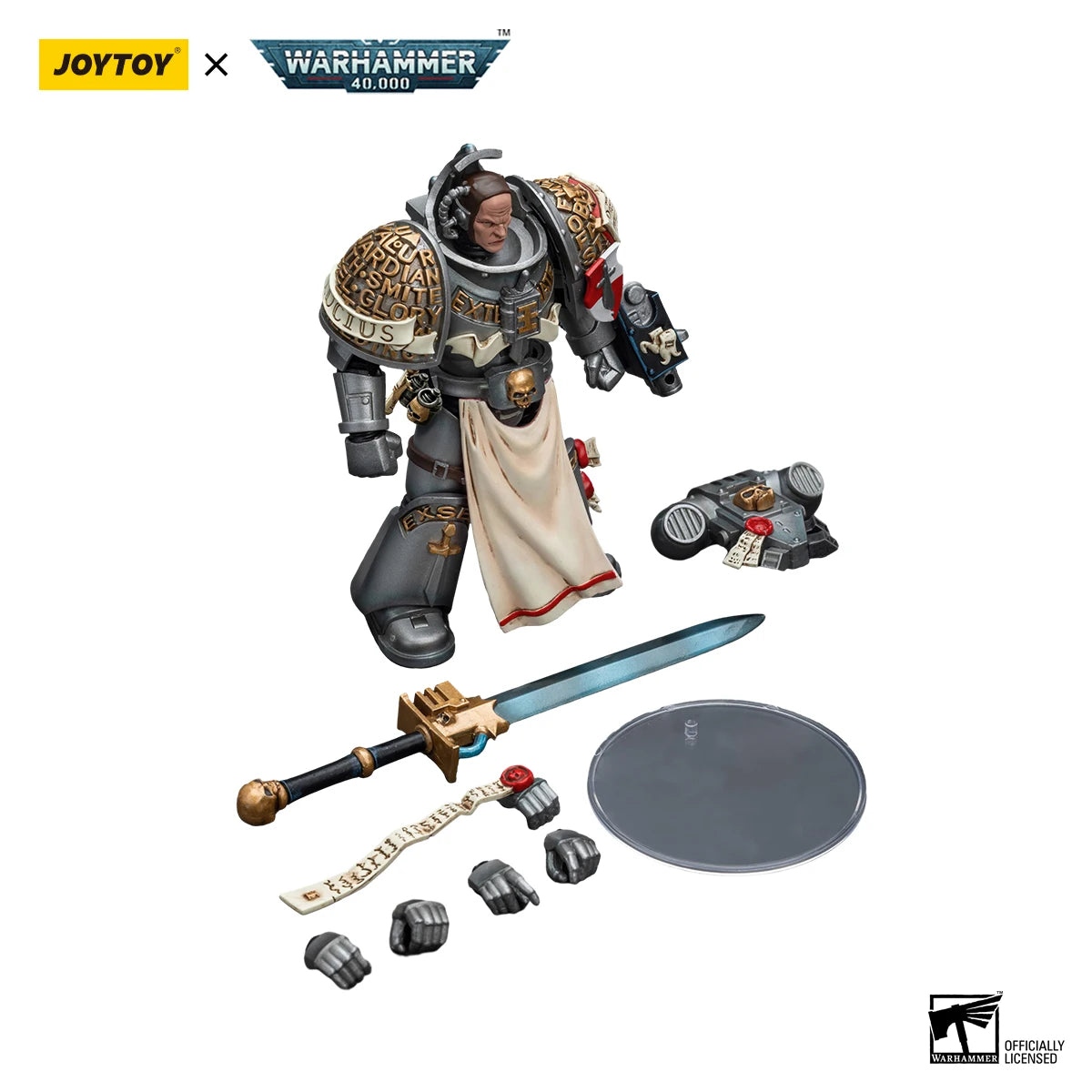 JOYTOY Warhammer 40K 1/18 Action Figures Anime 12Cm Grey Knights Interceptor Squad Strike Squad Collection Model Toys