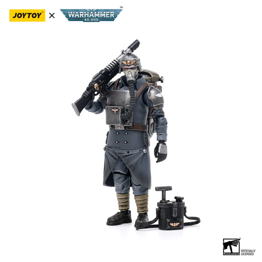 JOYTOY Warhammer 40K 1/18 Action Figure Astra Militarum Death Korps of Krieg Veteran Squad Anime Figures Toys Model