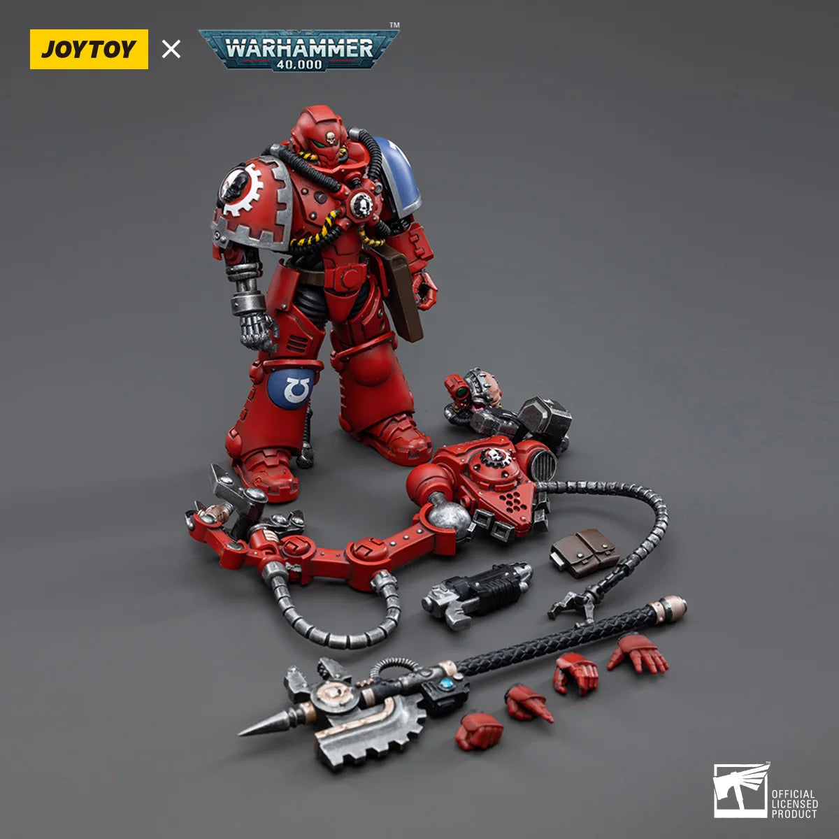JOYTOY Warhammer 40K 1/18 Action Figure Ultramarines Primaris Techmarine Brother Tybestis Anime Figures Toys Model