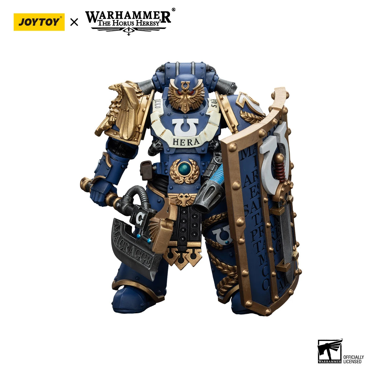 JOYTOY Warhammer 40K 1/18 Action Figures Anime 12.2Cm Ultramarines Invictarus Suzerain Squad