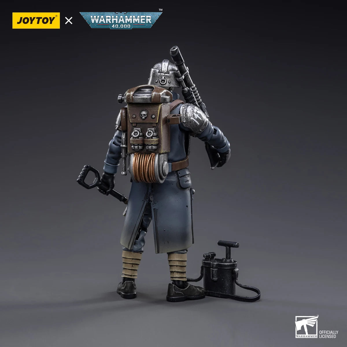 JOYTOY Warhammer 40K 1/18 Action Figure Astra Militarum Death Korps of Krieg Veteran Squad Anime Figures Toys Model