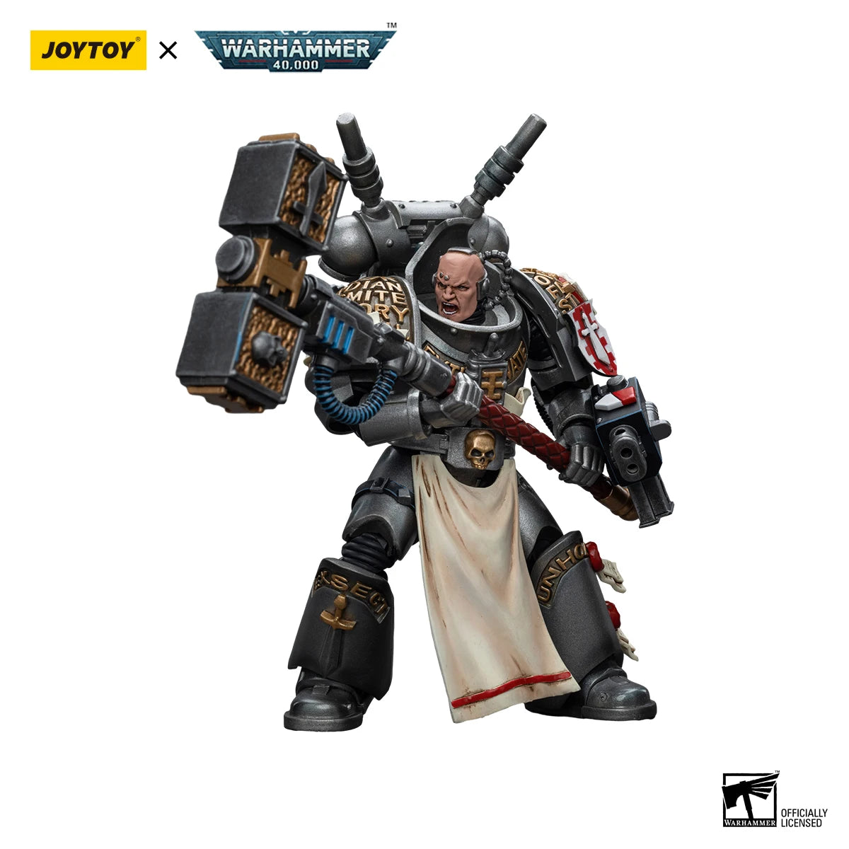 JOYTOY Warhammer 40K 1/18 Action Figures Anime 12Cm Grey Knights Interceptor Squad Strike Squad Collection Model Toys