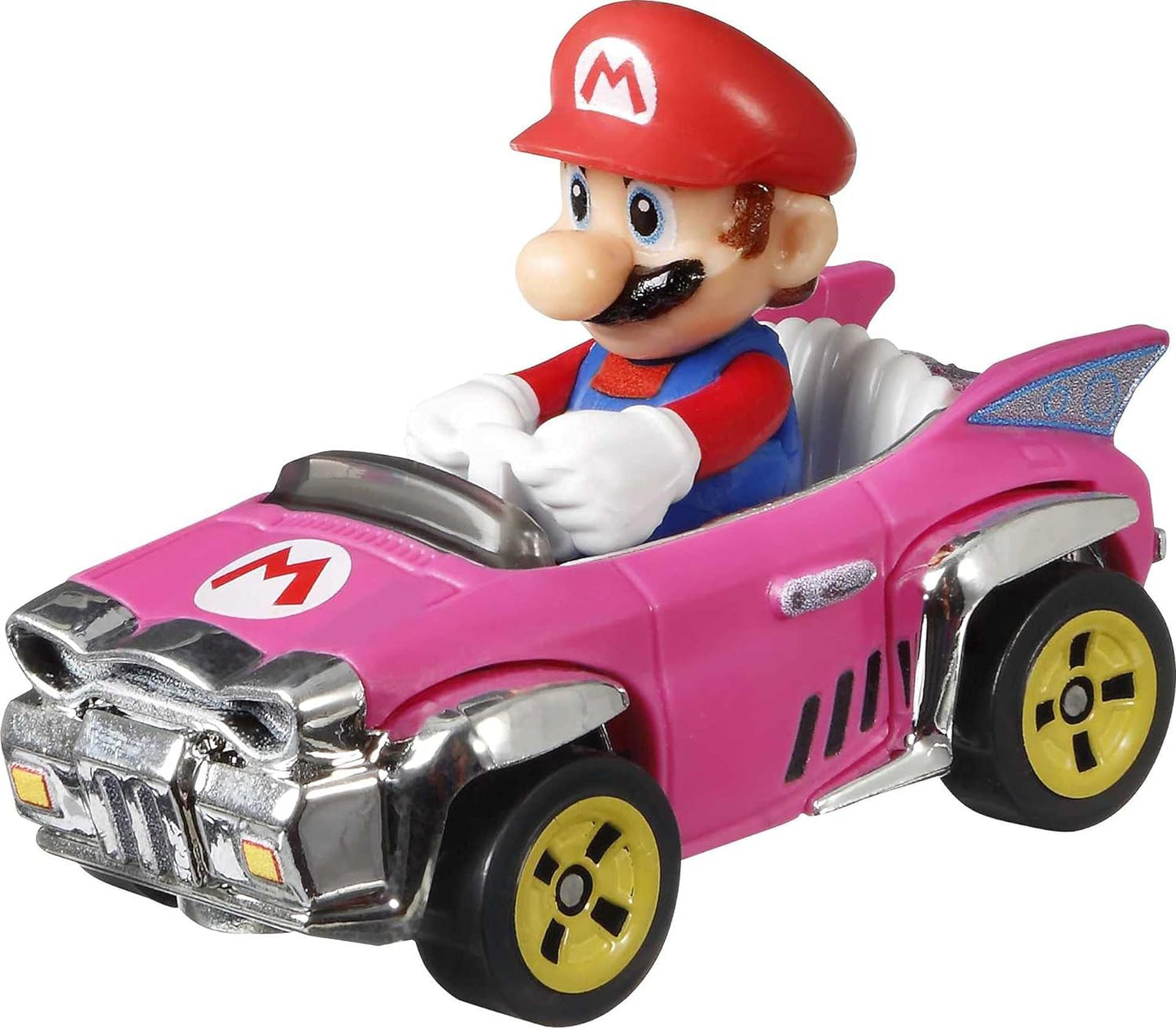 Mario Kart Vehicle 4-Pack, Set of 4 Fan-Favorite Characters Includes 1 Exclusive Model, Collectible Gift for Kids & Fans Ages 3 Years Old & Up